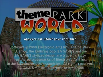 Theme Park 2001 (Japan) screen shot title